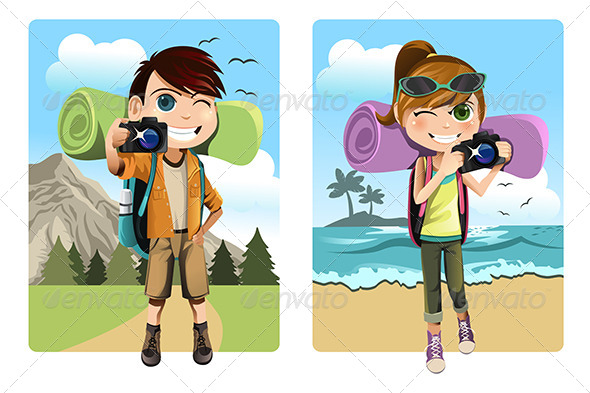 Traveling Kids - Sports/Activity Conceptual
