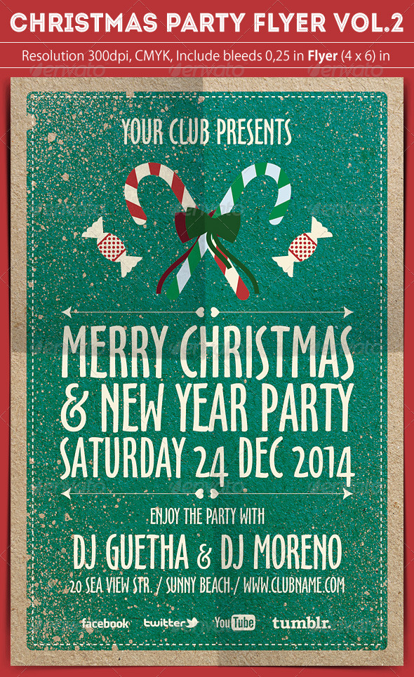 Christmas Party Flyer Vol.2 - Clubs & Parties Events