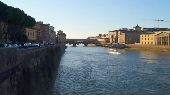 The Ponte Vecchio Bridge in Florence