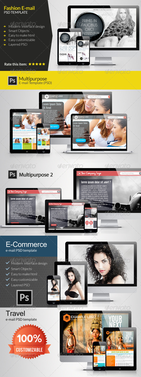 E-Newsletter Bundle - E-newsletters Web Elements