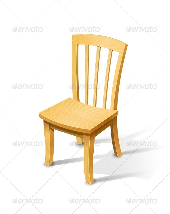 Wooden Chair - Man-made Objects Objects