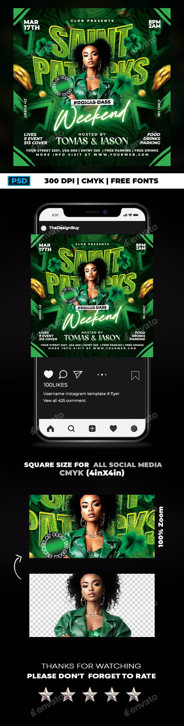 Saint Patricks Day Flyer