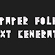 Paper Fold Text Generator – Origami Style Animated Typography Paper Fold Text Generator – Origami Style Animated Typography - VideoHive Item for Sale