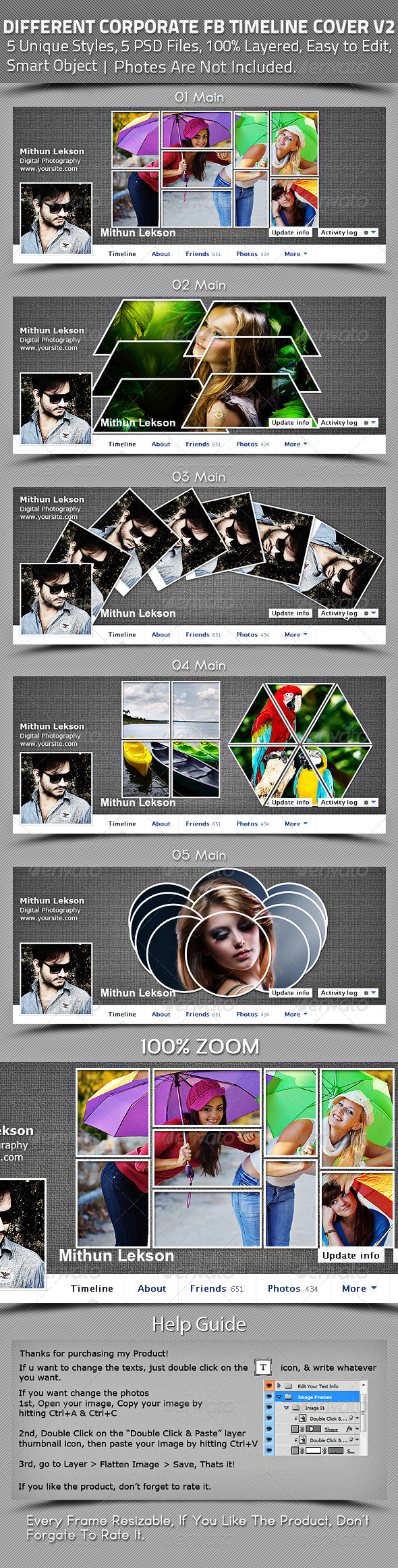 Different Corporate Facebook Timeline Cover V2 - Facebook Timeline Covers Social Media
