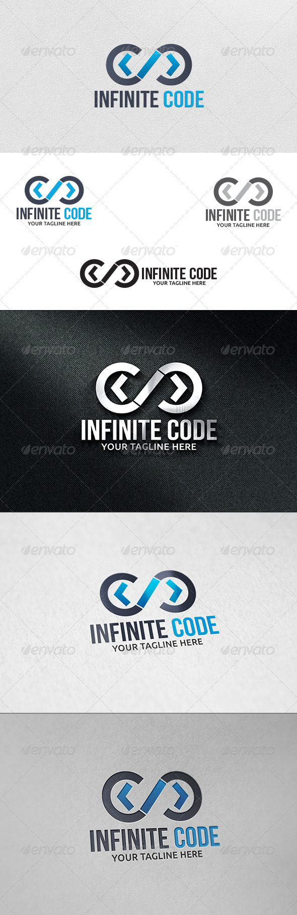 Infinite Code - Logo Template - Symbols Logo Templates