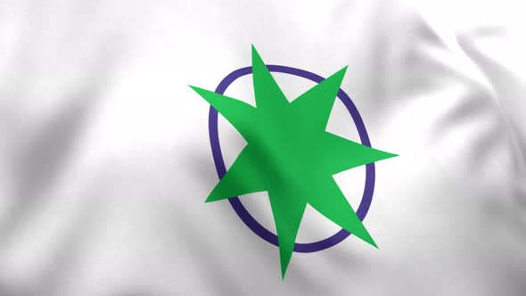 Aomori City Flag (Japan) - 4K alt