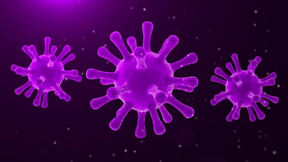 Coronavirus Covid 19 Disease Background V13 Seamlessly Loop alt