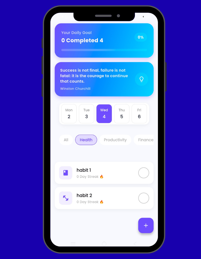 HabitFlow – Premium Habit Tracker & Daily Routine Planner (Flutter App ...