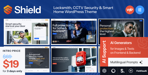 Shield – CCTV Security & Smart Home WordPress Theme