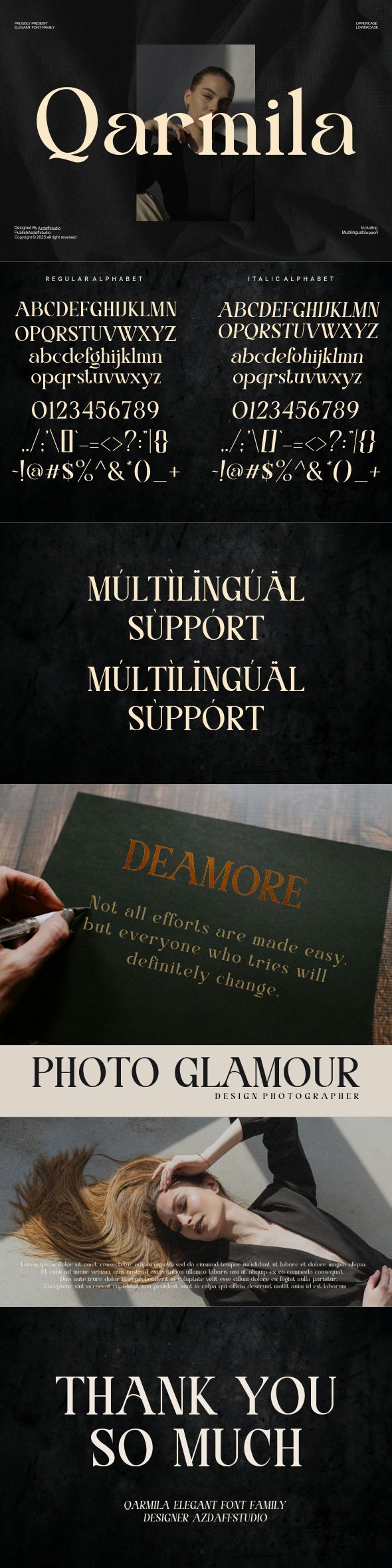 Qarmila Elegant Serif Family