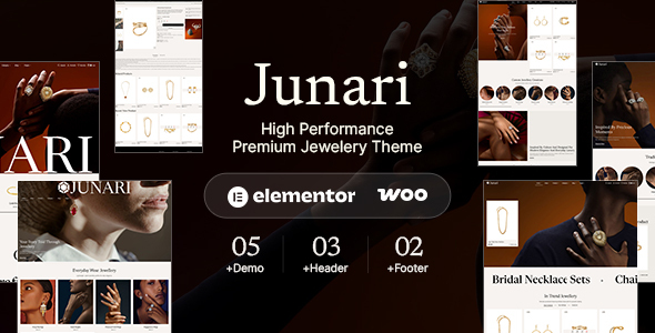 Junari – Luxury Jewelry WooCommerce WordPress Theme