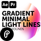 Gradient Minimal Light Lines Backgrounds – Abstract Animated Motion Pack Gradient Minimal Light Lines Backgrounds – Abstract Animated Motion Pack - VideoHive Item for Sale