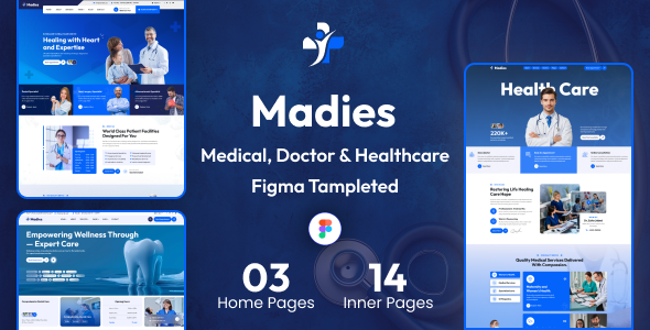 Madies - Health & Medical Figma Template