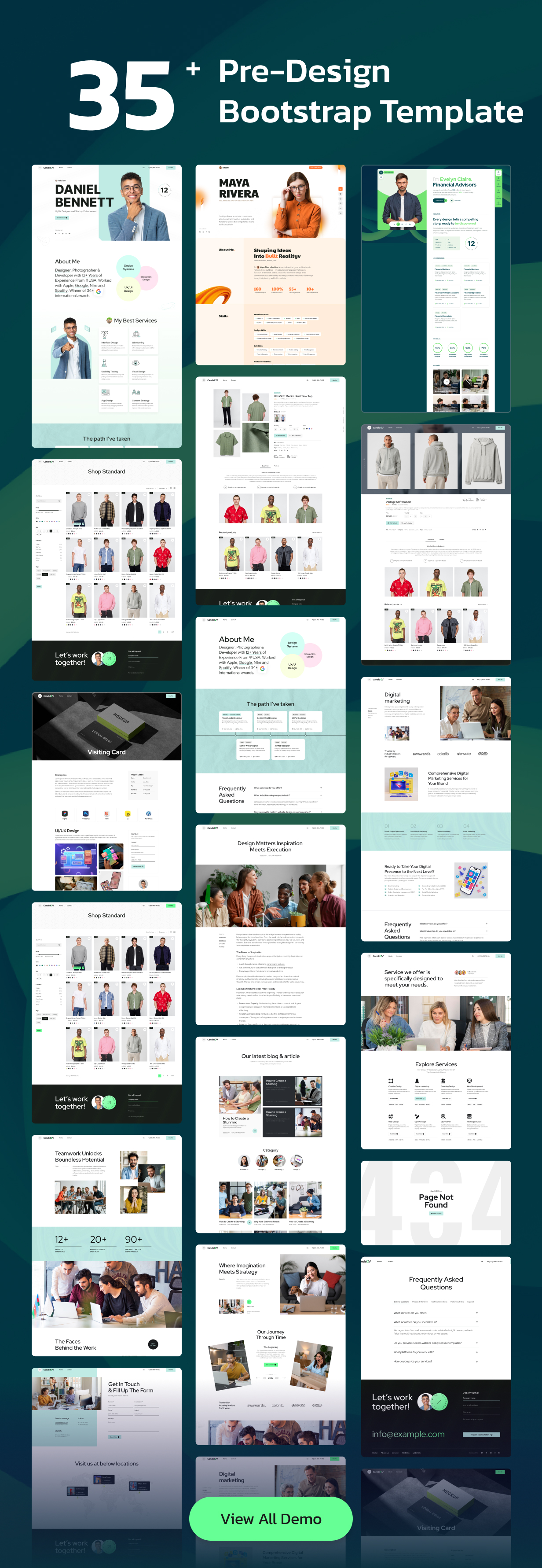 CandidCV - Personal Portfolio CV & Resume Bootstrap Template by DexignZone