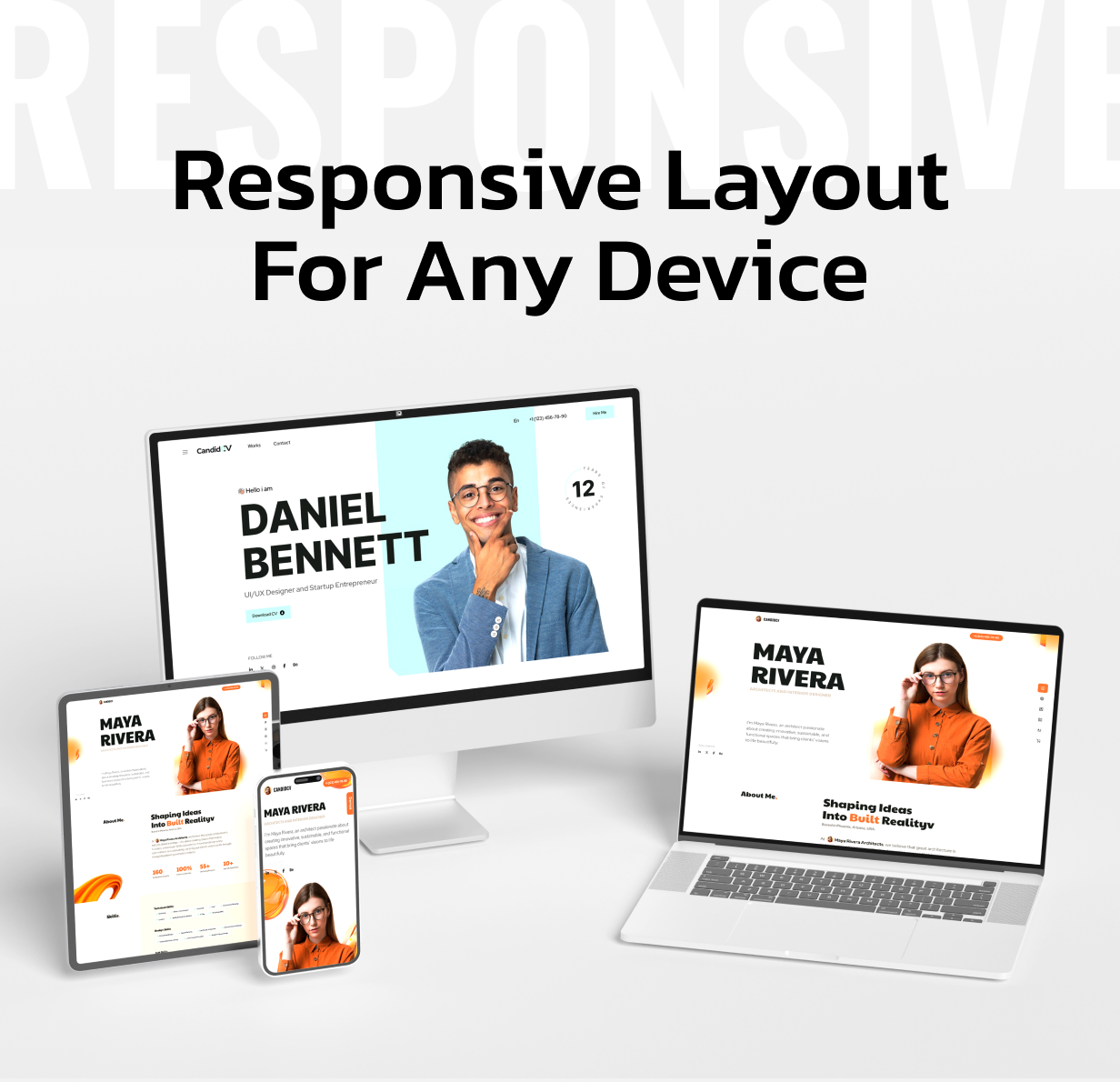 CandidCV - Personal Portfolio CV & Resume Bootstrap Template by DexignZone
