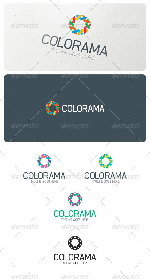 Colorama Logo Template - Abstract Logo Templates
