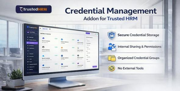 Credential Management | TrustedHRM Addon | Team Password Manager