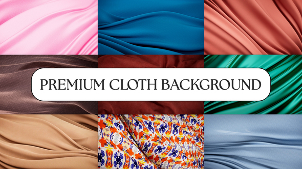 Premium Animated Cloth Background, After Effects Project Files | VideoHive