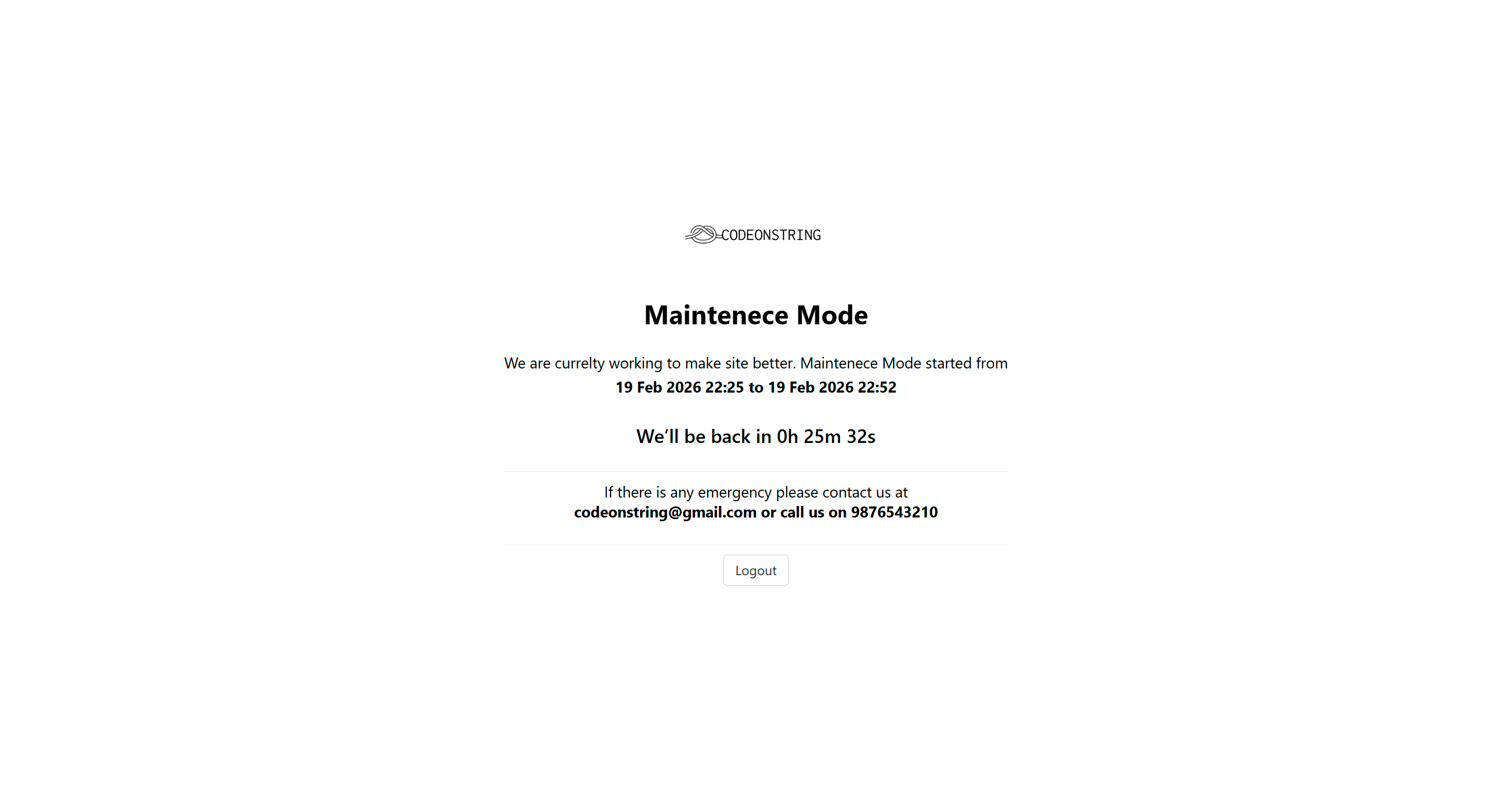 Scheduled Maintenance Mode for Perfex CRM by codeonstring | CodeCanyon