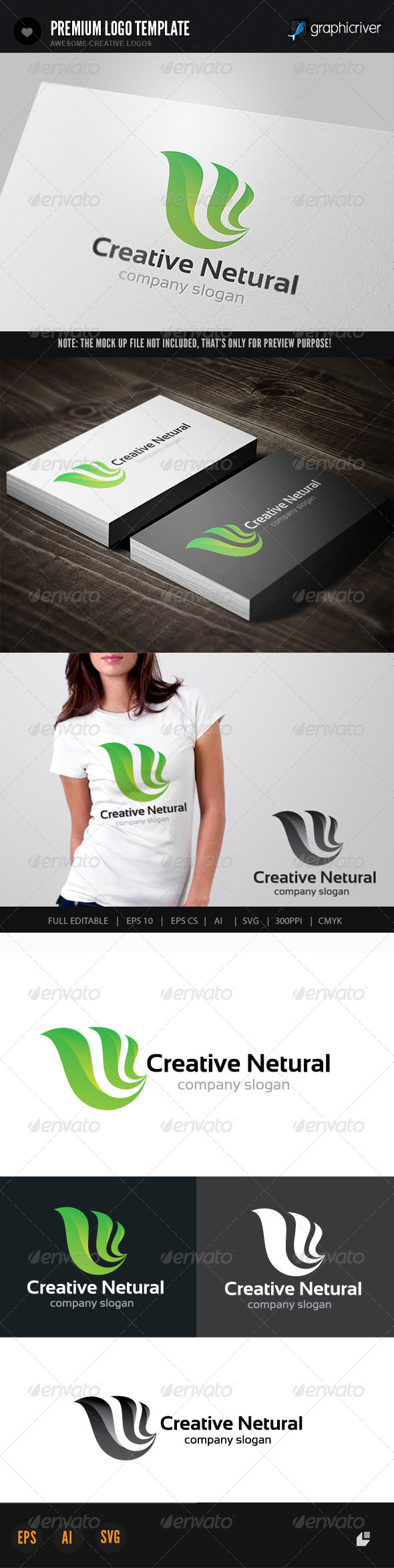 Creative Netural - Nature Logo Templates