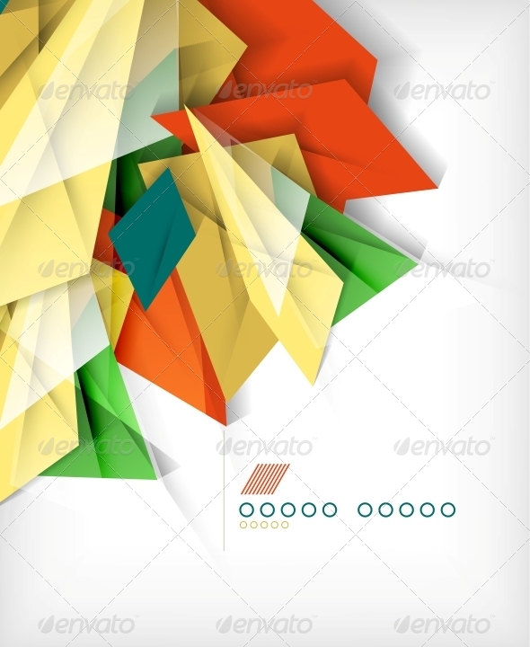 Business Geometric Shape Abstract Background - Backgrounds Business