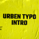 Urben Typo Intro - VideoHive Item for Sale