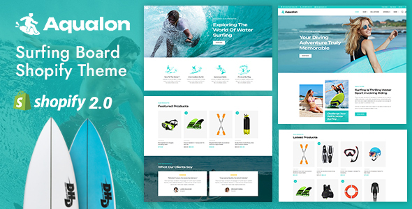 Aqualon – Surfing Accessories Store Shopify 2.0 Responsive Theme