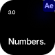 Numbers - VideoHive Item for Sale
