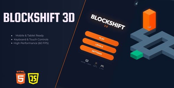 BlockShift 3D - Isometric Puzzle Game (HTML5)