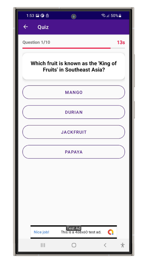 GK Master - Offline General Knowledge Quiz App with AdMob & Material ...