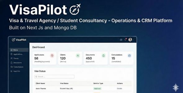 VisaPilot - Travel & Visa Agency Management