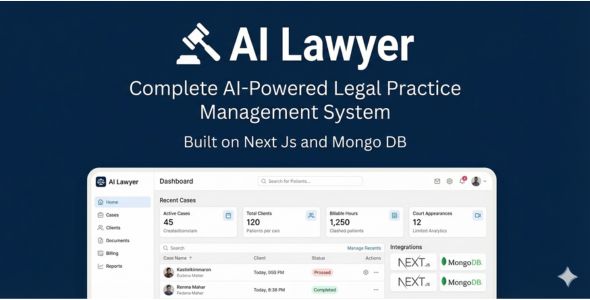 AI Lawyer - Complete AI Powered Legal Practice Management System