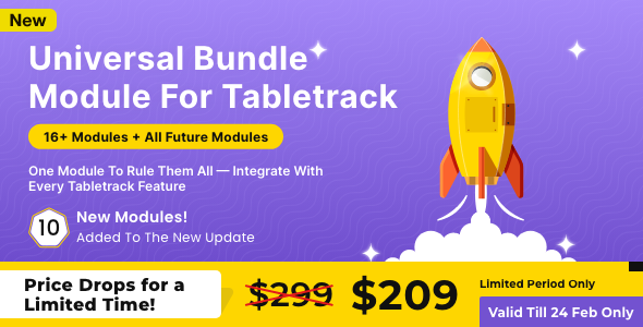 Universal Modules Bundle for Tabletrack