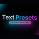 Text Presets