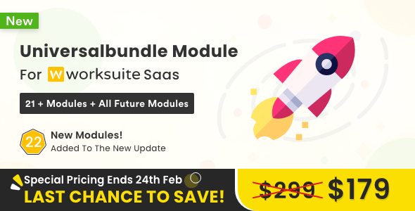 Universal Modules Bundle for Worksuite SAAS