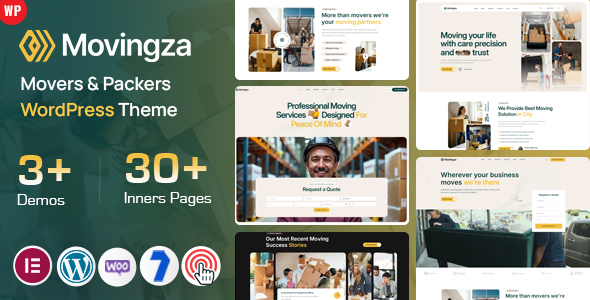 Movingza – Movers & Packers WordPress Theme