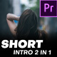 Short Smooth Intro | Premiere Pro MOGRT - VideoHive Item for Sale