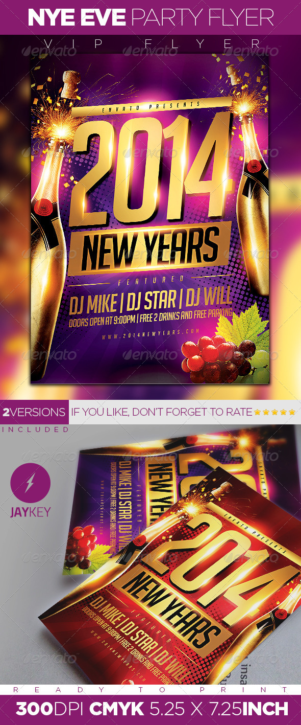 New Year Party Flyer - Holidays Events