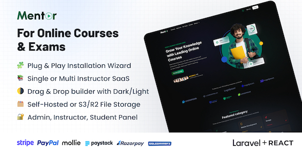 Mentor LMS - Learning Management System
