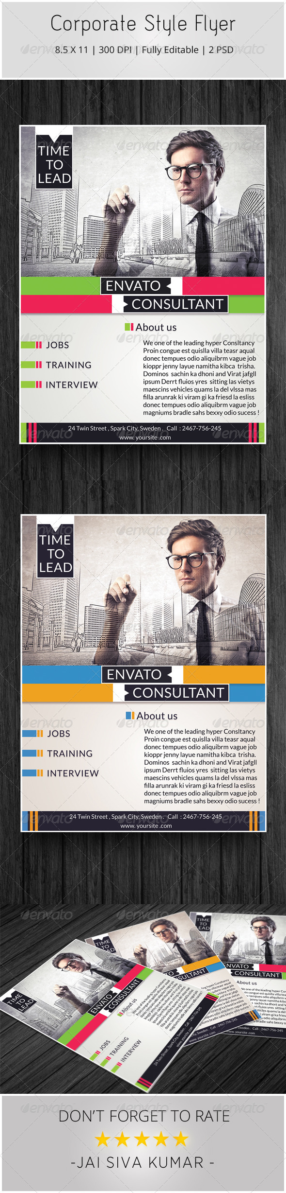 Corporate Style Flyer - Corporate Flyers