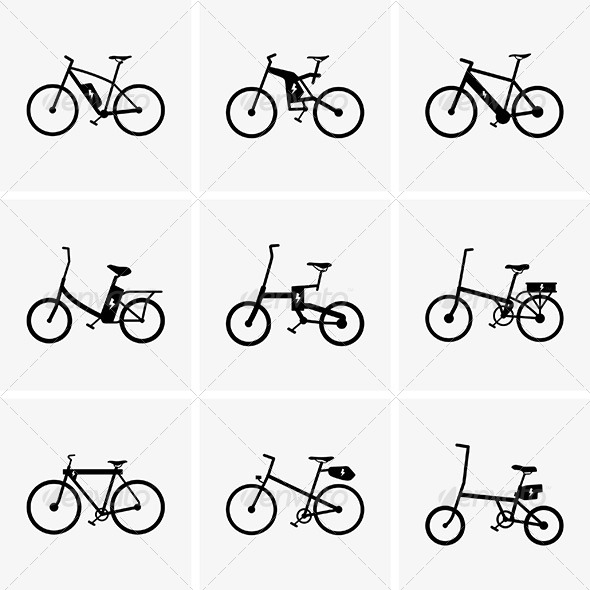 Electric Bicycles - Man-made Objects Objects