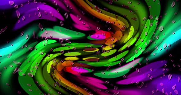 Abstract colorful twirl animation. Multicolor liquid background. alt