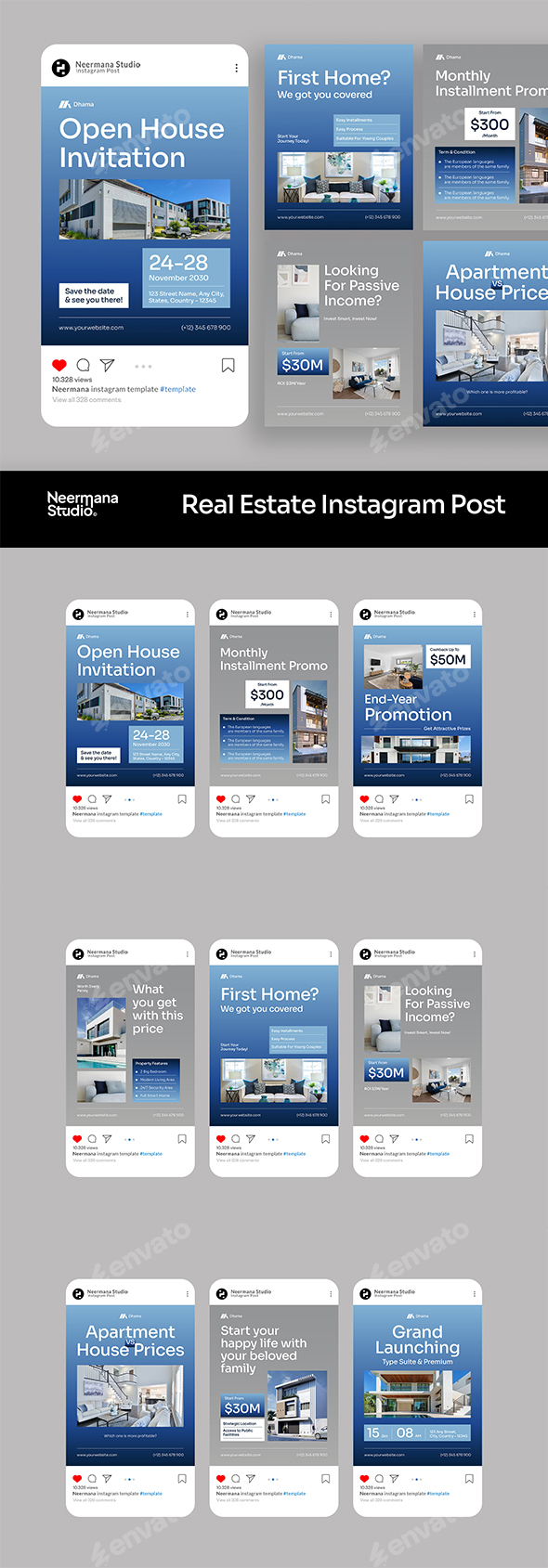 Dhama - Real Estate Instagram Post