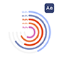 Radial Charts Infographics - VideoHive Item for Sale