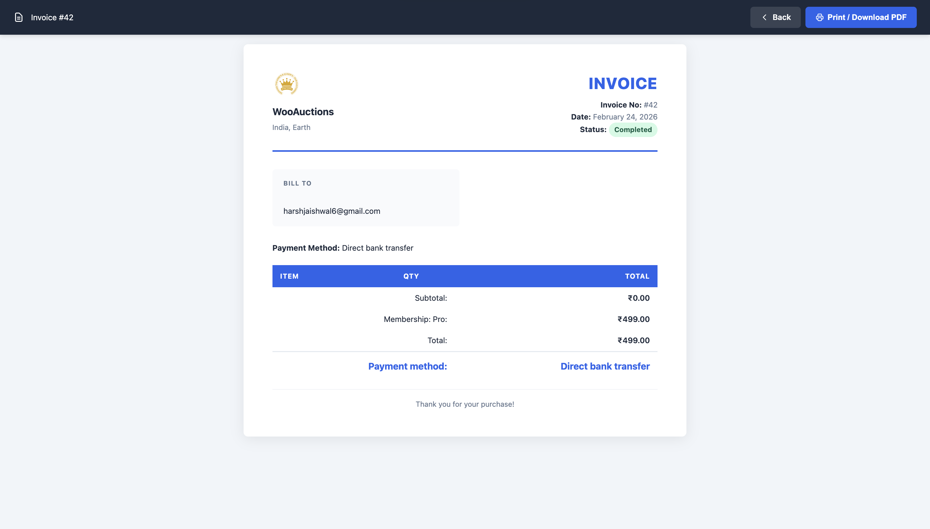WooCommerce Auction Marketplace - Multivendor Auction | Wallet | Membership | KYC | Buy Now - 35