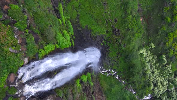 Epic Jurassic Falls from above