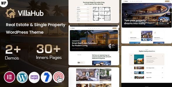 Villahub –  Real Estate & Single Property WordPress Theme