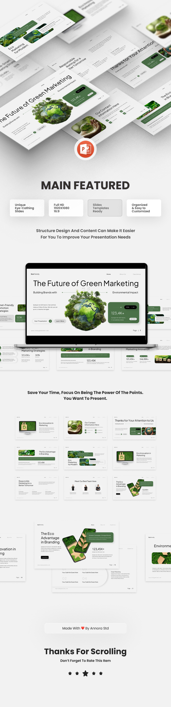 Eco Friendly Marketing PowerPoint Presentation