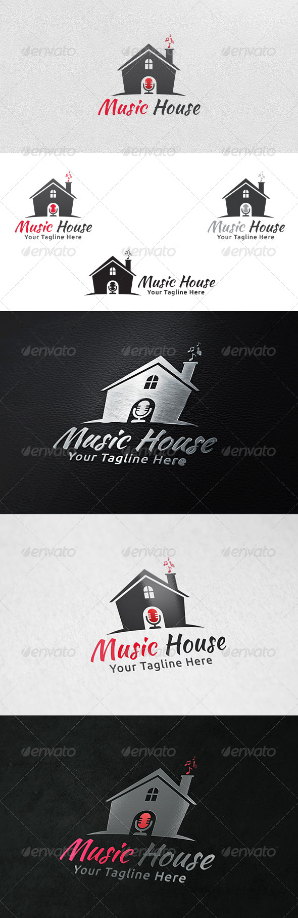 Music House - Logo Template - Symbols Logo Templates