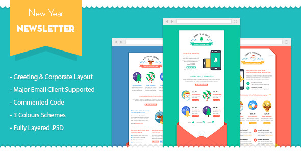 Exclusive New Year Newsletter by ThemeWish | ThemeForest